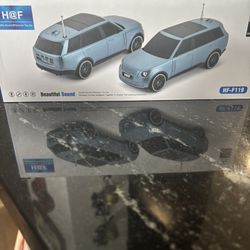 H@F Wireless and Solar Stereo Speaker (Black Car Model F98)