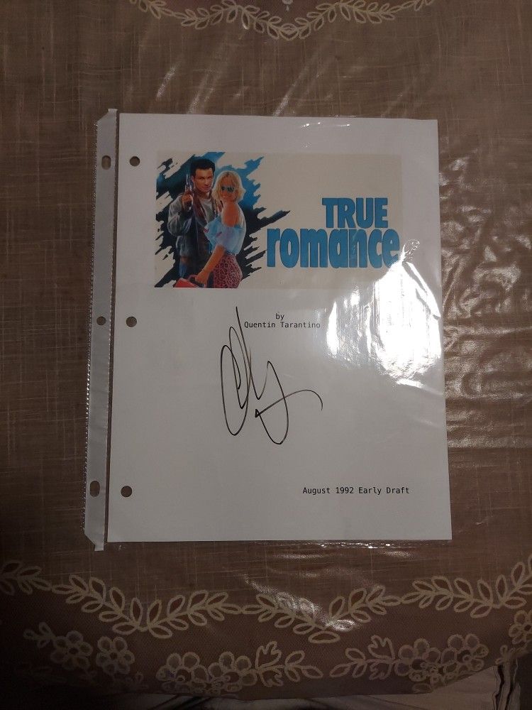 Christian Slayter Signed Script Cover