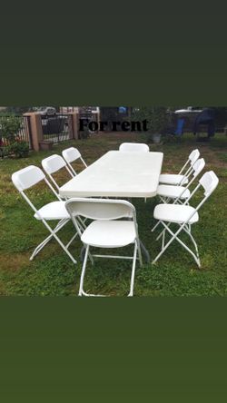 Chairs and tables