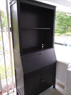 Hoe dan ook experimenteel Dekbed IKEA Hemnes Bureau/Desk With Add-on Unit - Black/Brown for Sale in  Portland, OR - OfferUp