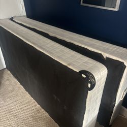King Boxspring And Metal Bed Frame