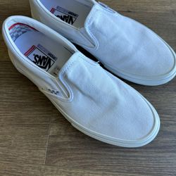 Vans White Shoes Size 10.5