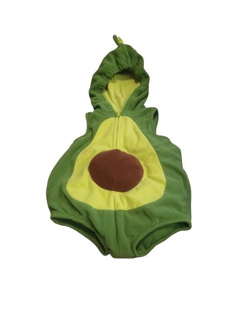 Carter's Avocado 6-9 Months Baby Costume Green Brown Halloween Hooded