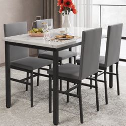 Dining Table (Set w/ 4 Chairs) 