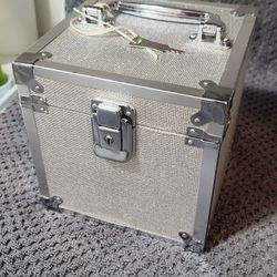 Silver Makeup Box