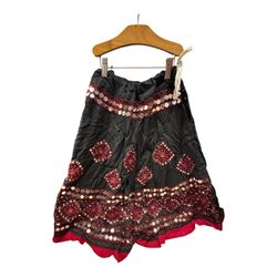 Kids Red Sari 3 pieces size 7/8 Bollywood pretend play costuming