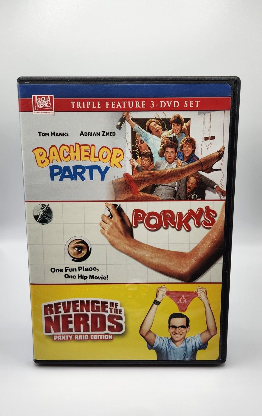 Bachelor Party // Porky// Revenge of the Nerds Tiple Feature DVD
