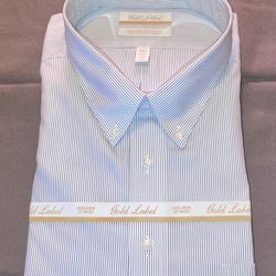 New Roundtree & Yorke Gold Label men’s shirt neck size 20 sleeve 34 Big