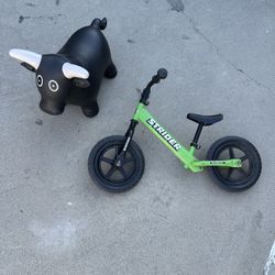 Strider Balance Bike & Hopper