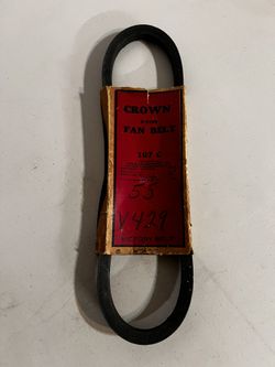 This Item Is A Vintage Crown “V- Type” Victory, Fan Belt