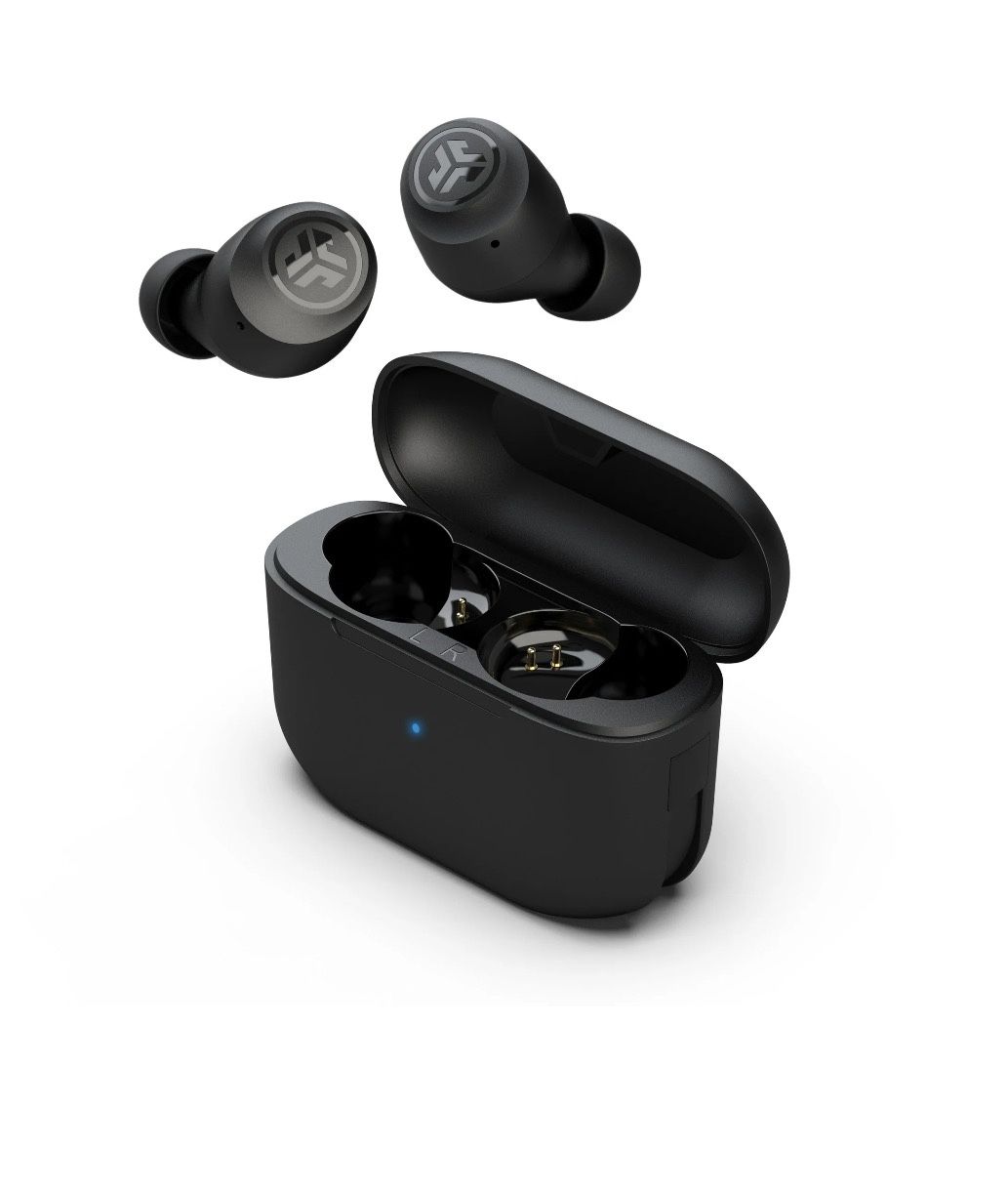 JLab Go Air Pop Bluetooth Earbuds, with Charging Case And Built-in Microphone 