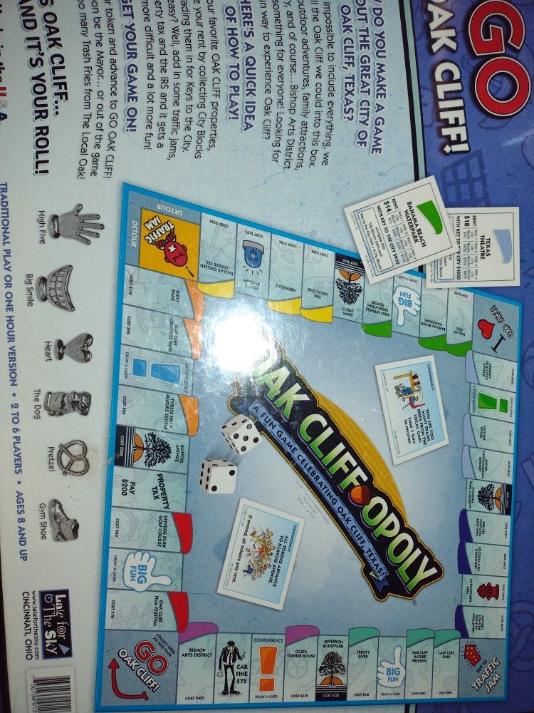 Oak Cliff Monopoly For Sale
