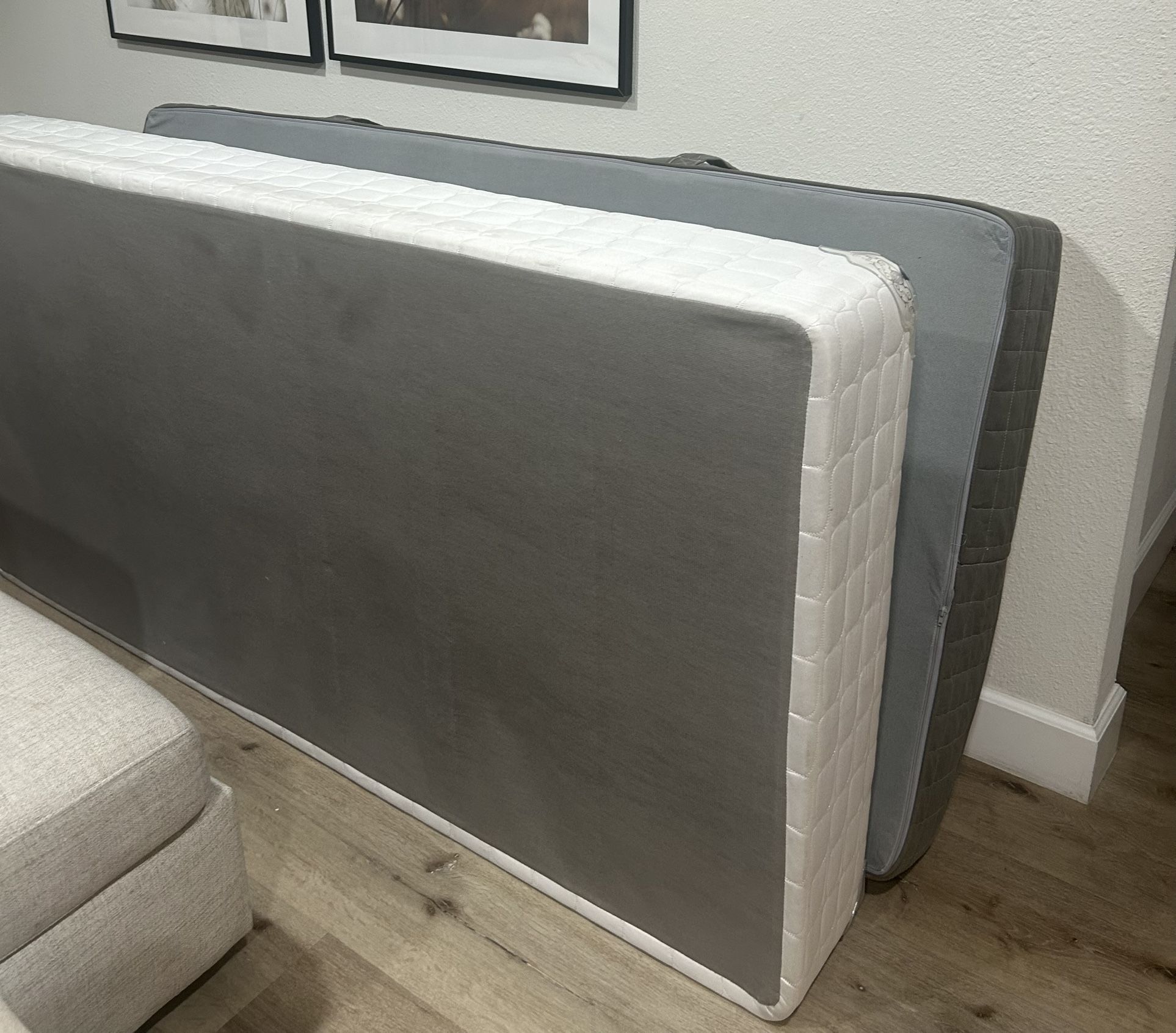 Twin Bed With Mattress And Base