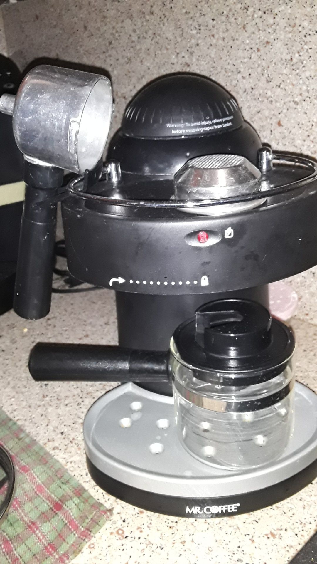Mr. Coffee espresso maker and frother