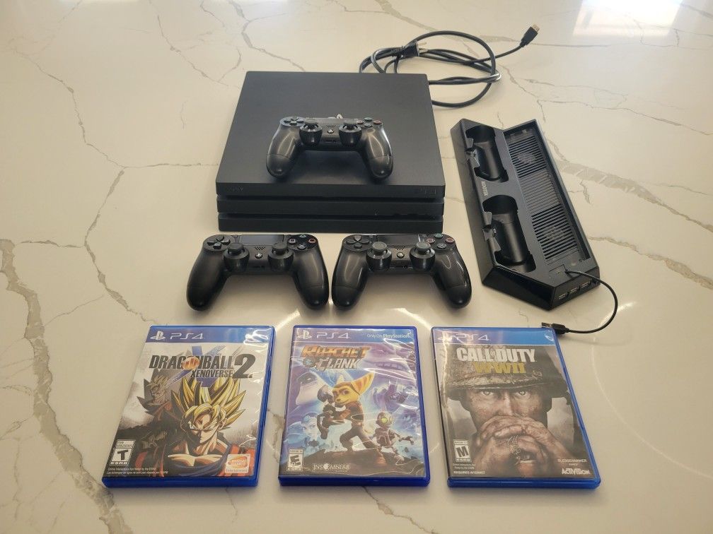 Playstation 4 Pro With Games - Ps4 Pro for Sale in Lynnwood, WA - OfferUp