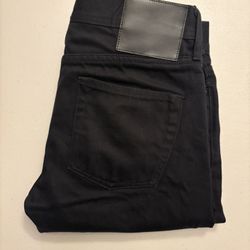 The Unbranded Brand UB455 Tight Fit Black Selvedge Jeans – Men’s 32