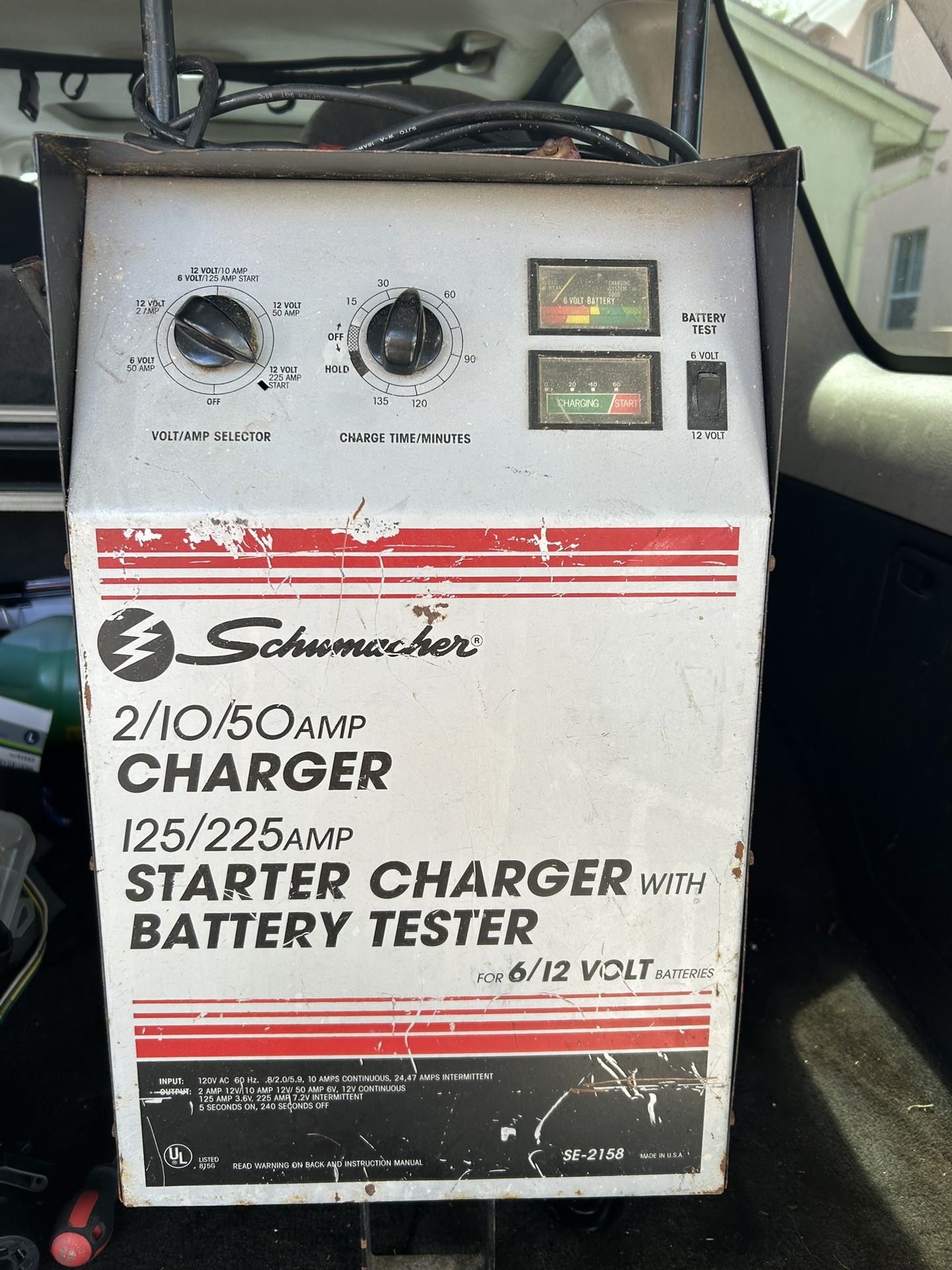 Batter Charger 50amp  /  225 Amp Starter W/Timer