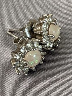 Opal earrings