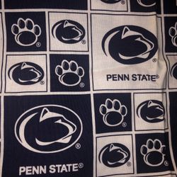 Pennsylvania State University - Penn State Nittany Lions fabric 100% Cotton 43”x 130”    Navy fabric 120 inches long by 20 inches wide  approx