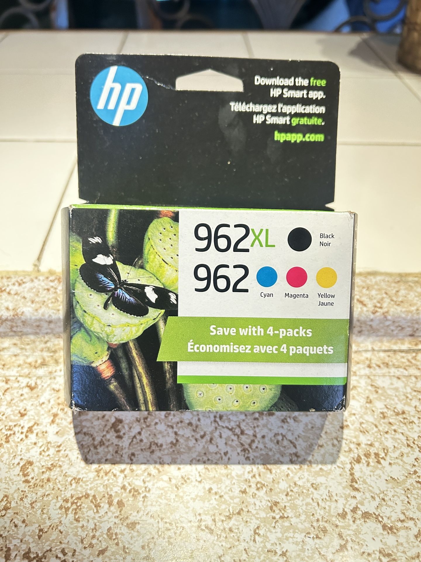HP 962 XL Ink Cartridges (4-Pack)