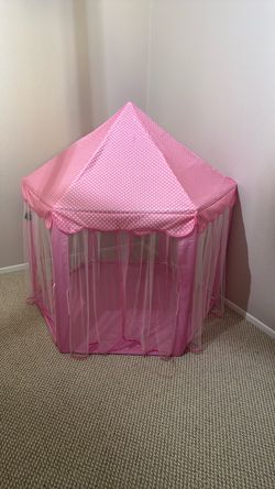 Pink Princess Castle Play Tent