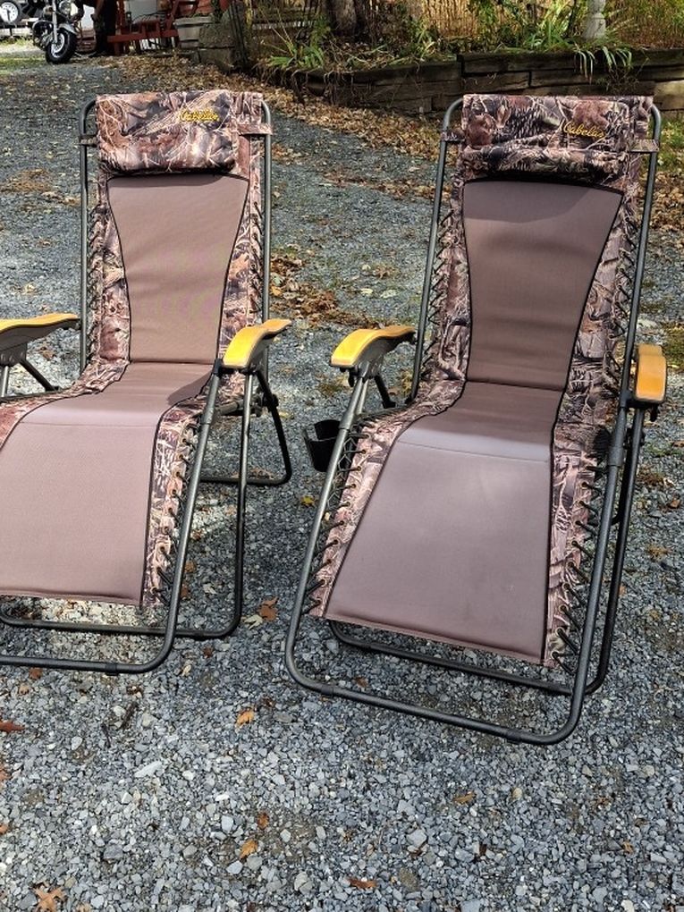 Cabela's reclining folding chairs