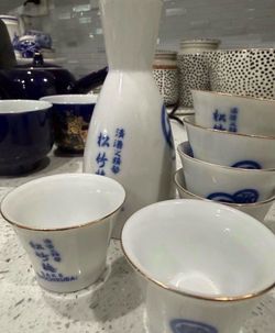 Sake set no cracks great condition- SW next to IKEA