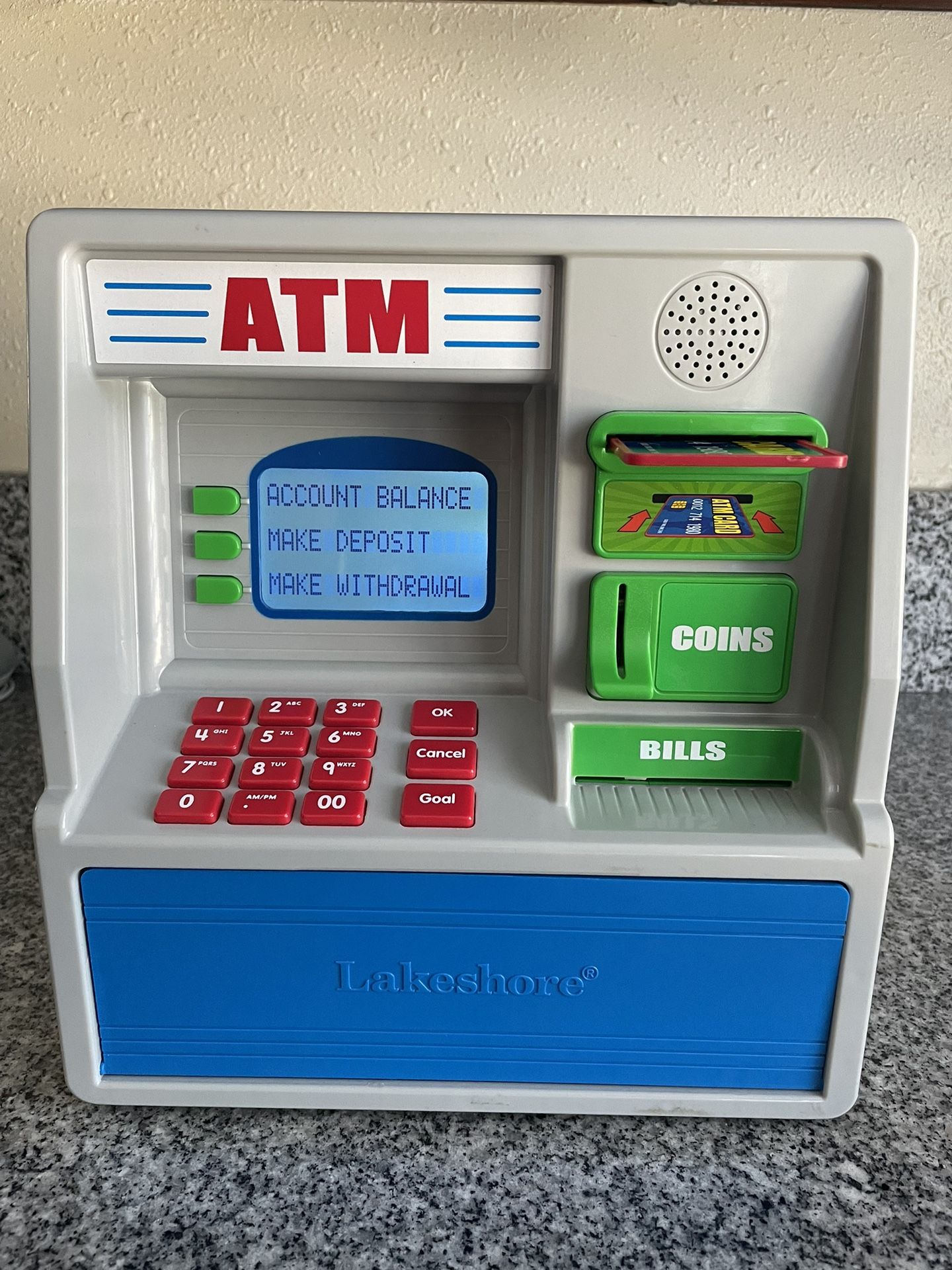 Lakeshore Learning Real Working ATM Bank