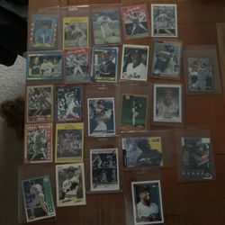Just A Variety Of Baseball Cards 