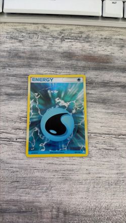 Pokémon Water Energy Holo
