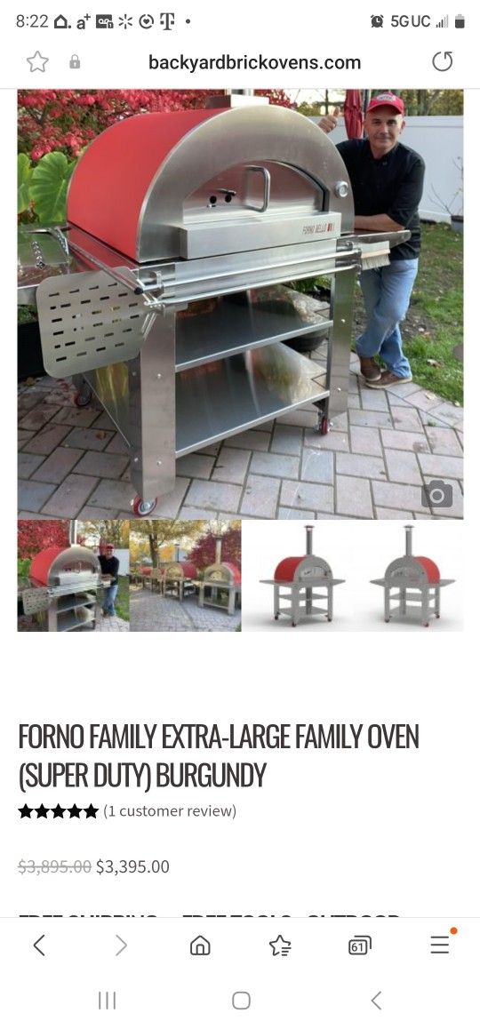 Brand New Pizza Oven With Stand