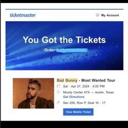 Bad Bunny Tickets