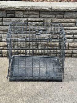 Dog Crate Double Door 24x19x18 