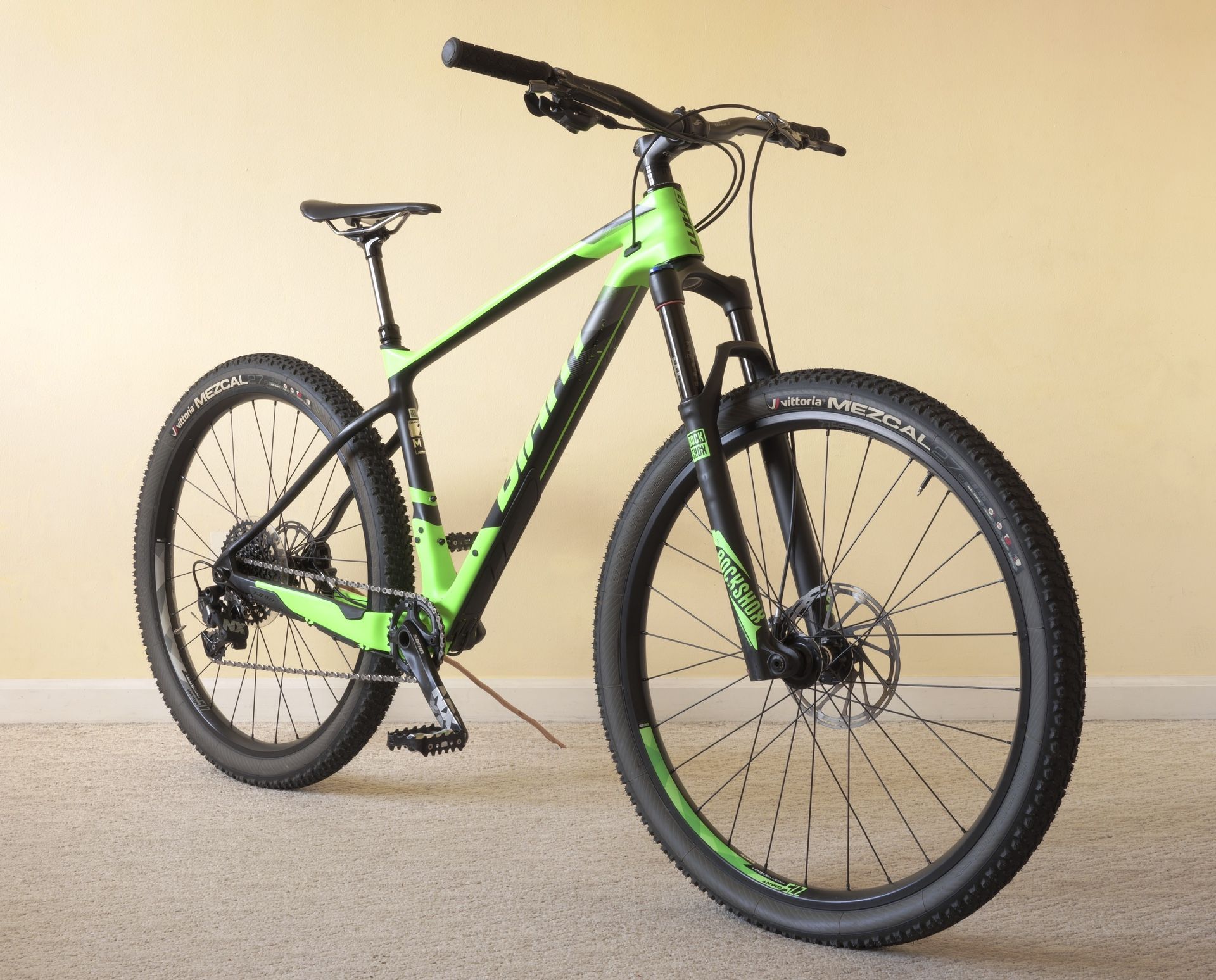 2017 giant xtc advanced+ mountain bike, medium