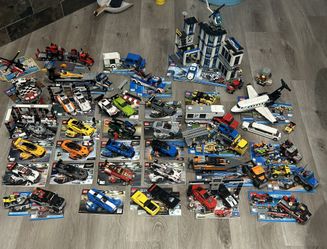 Huge Lego Set Lot. City, speed Champions, Police And More