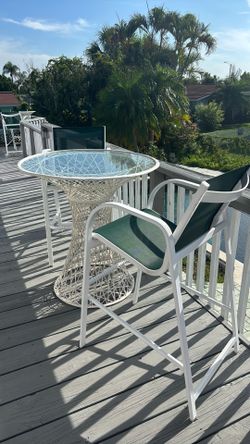 Patio table and chairs