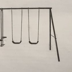 Swing Set Brand New Needs Put Together Two Swings