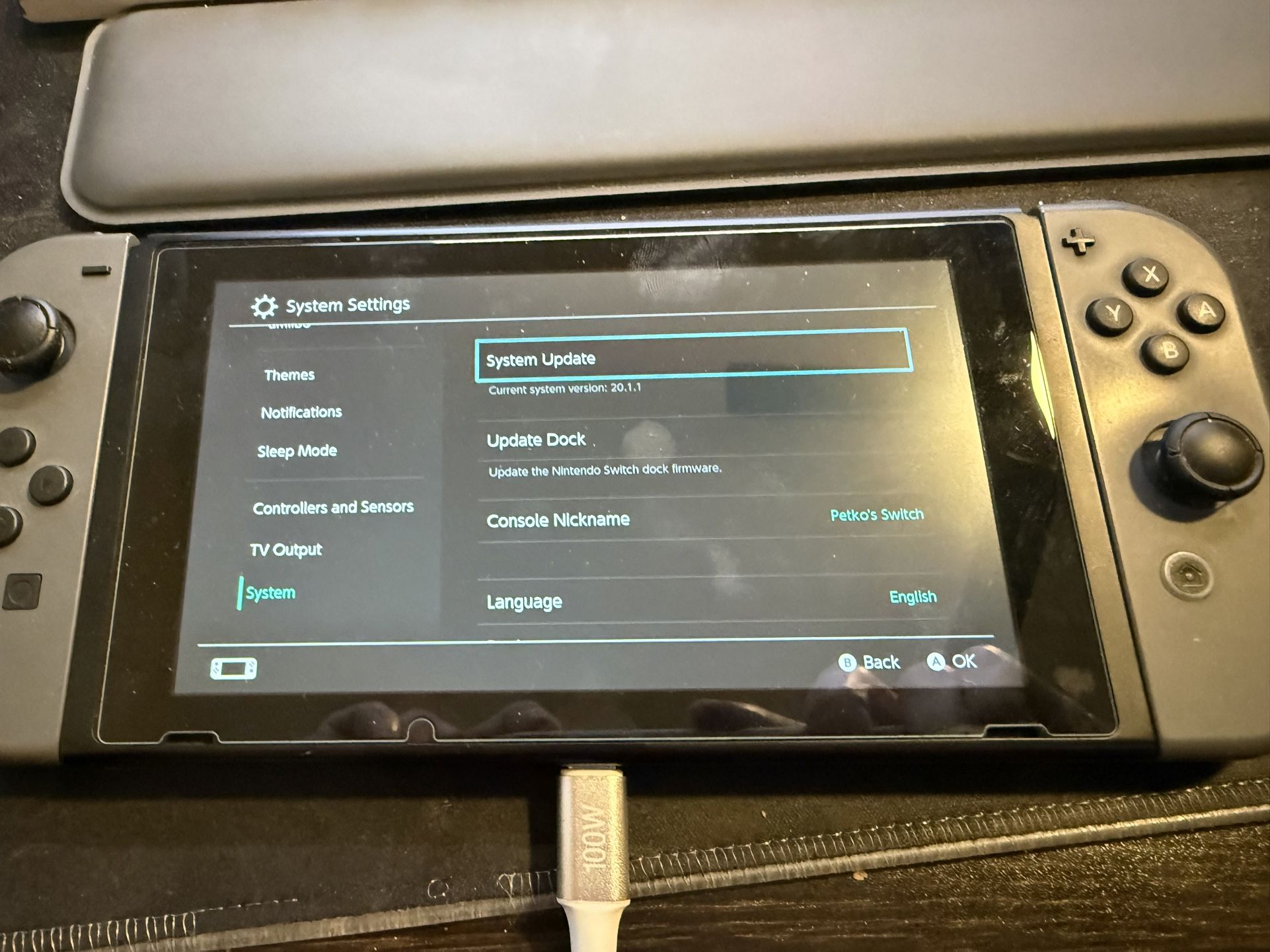 Nintendo Switch 1 + 64gb SD