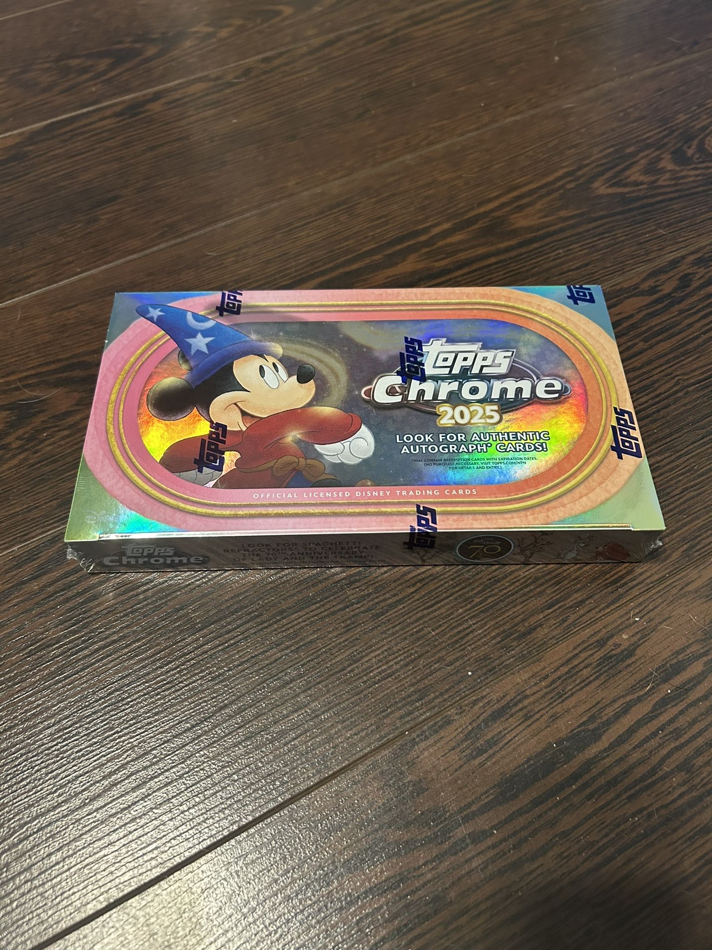 2025 TOPPS CHROME DISNEY HOBBY BOX FACTORY SEALED
