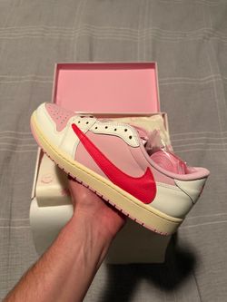 Jordan 1 Low Travis Scott Tropical Pink 11.5