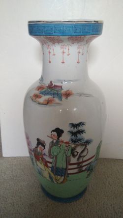 18.5 inch hight, chinese vase, oriental antique
