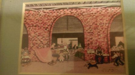 Valentine's day gift! Memories of Charleston Tiny framed art Charleston, sc