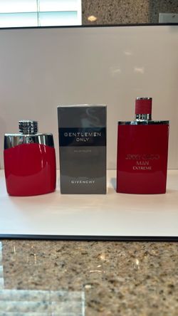Men’s cologne JimmyChoo,MontBlanc,Givenchy
