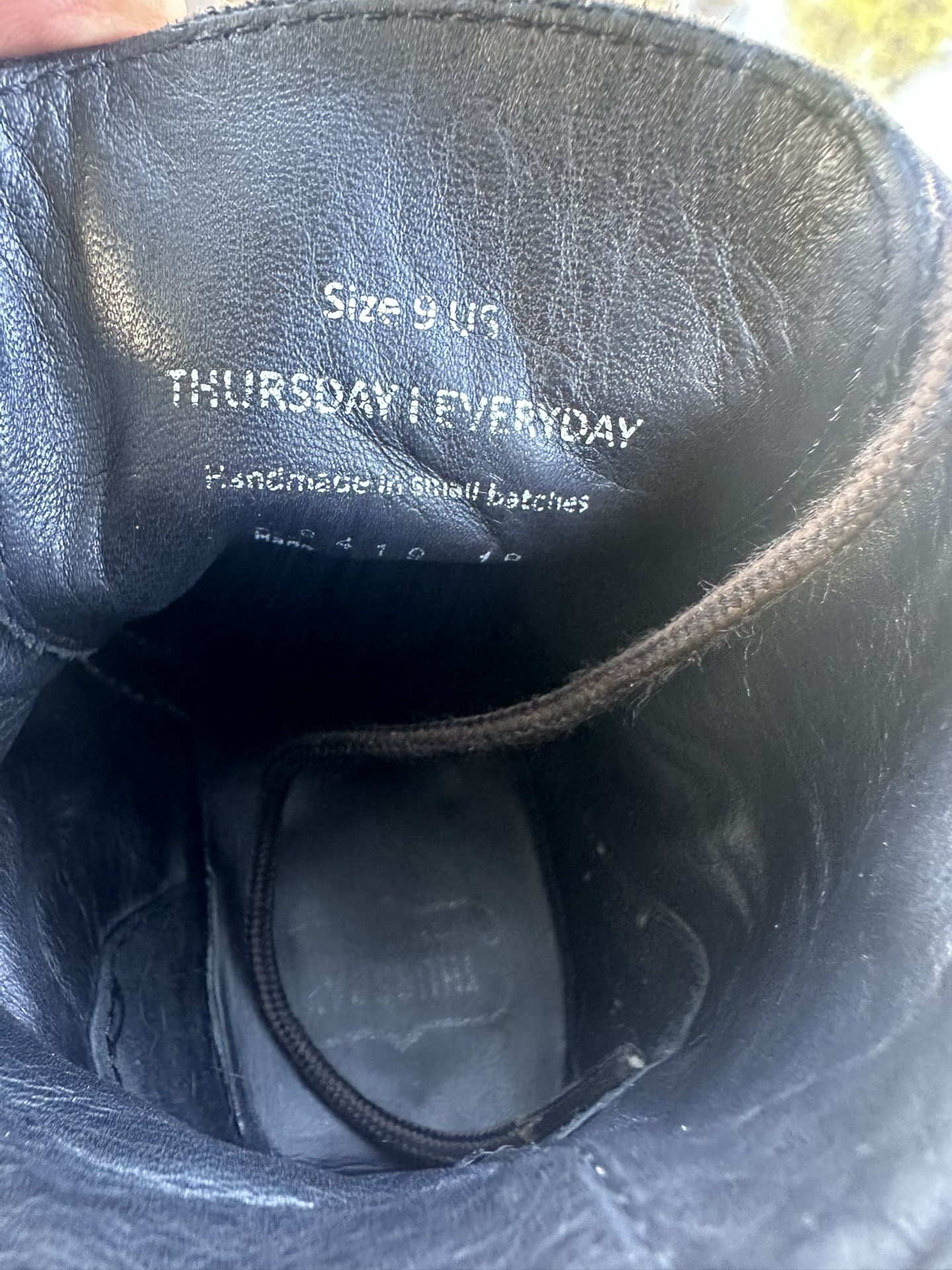 Thursday Boot Co. Everday Boots Men’s 9 Leather The Captain