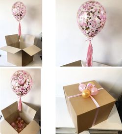 Contactless Party Box Balloon gift bouquet