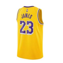 NWT Nike NBA LA Lakers LeBron James #23 Swingman Jersey CW3669-734 Men’s XL 52