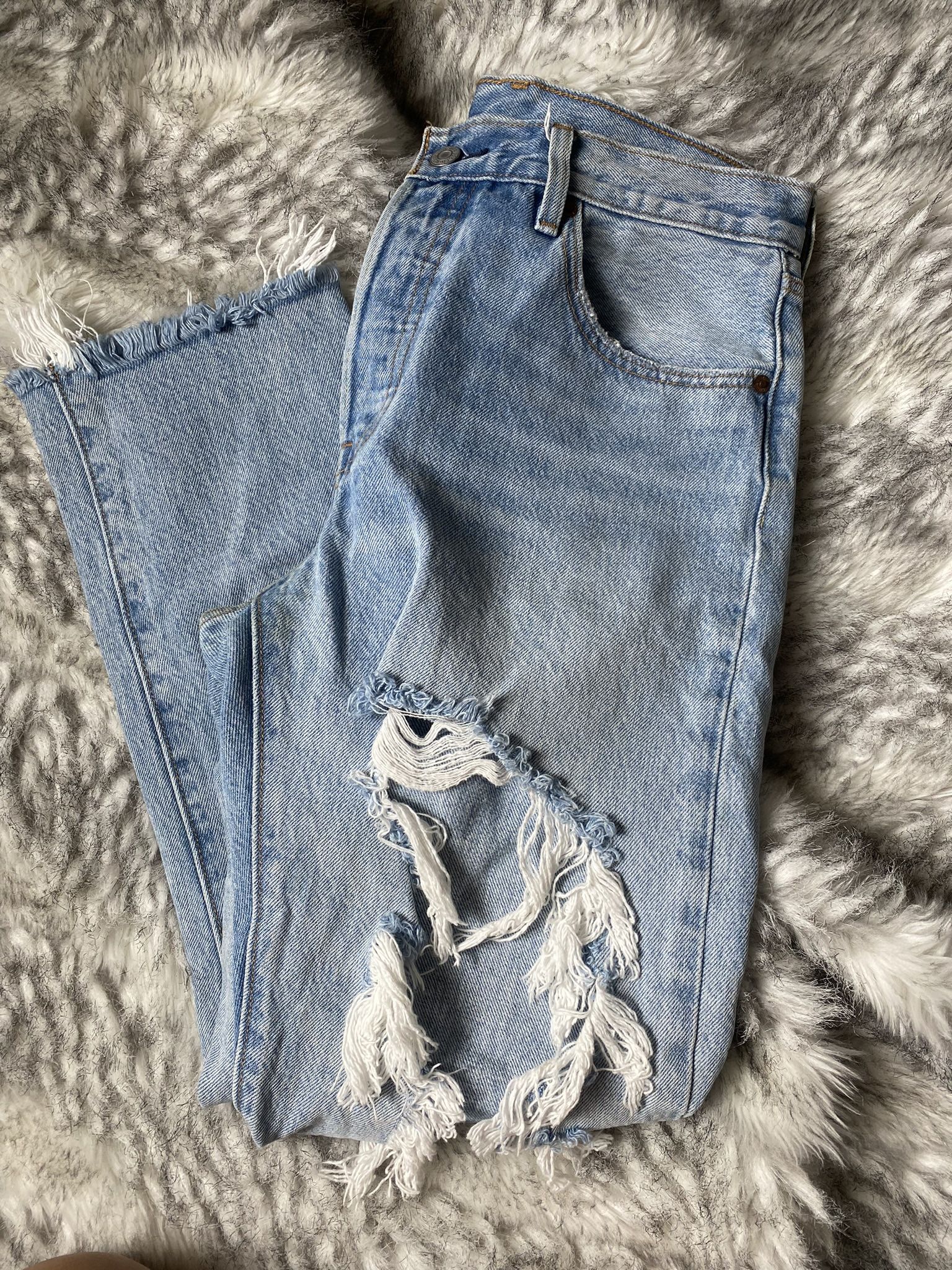 Women Levis Premium 501 Jean