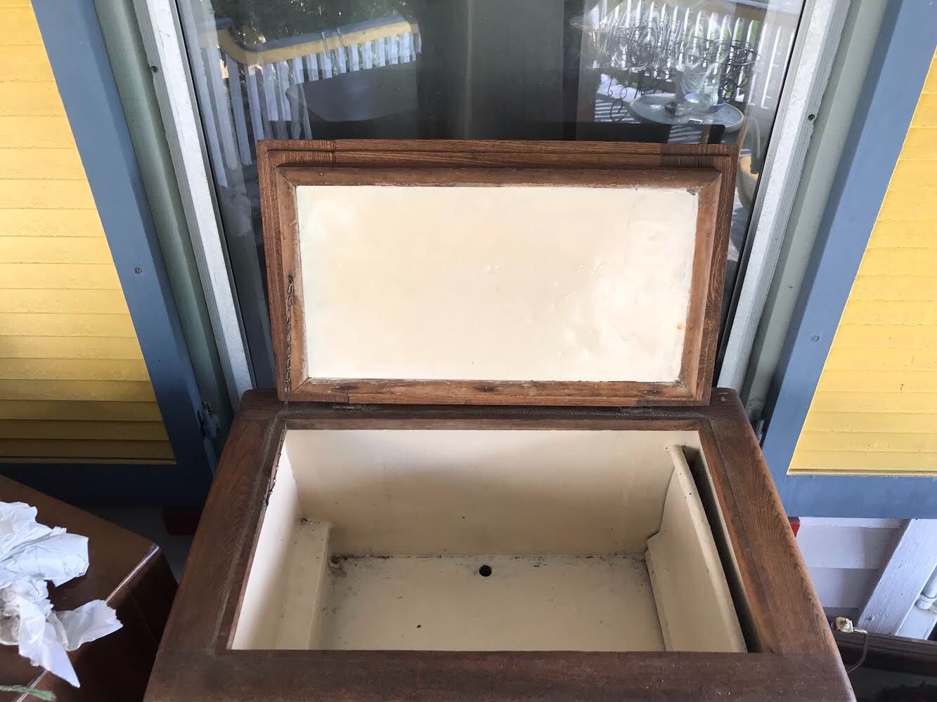 Antique Kitchen Cabinet with Ice box - $150