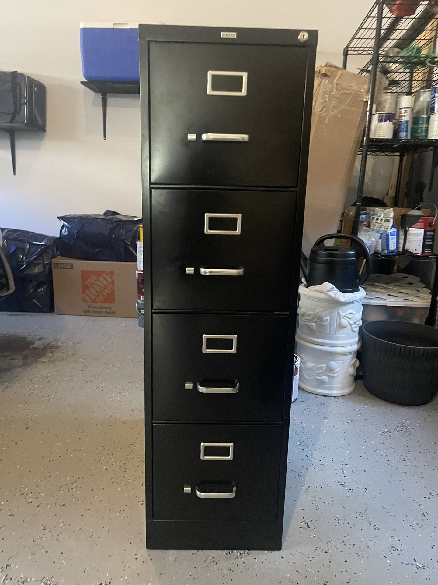 Staples 4 Drawer File Cabinet