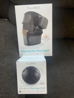 nuvo med multi-purpose heated air massager for knee